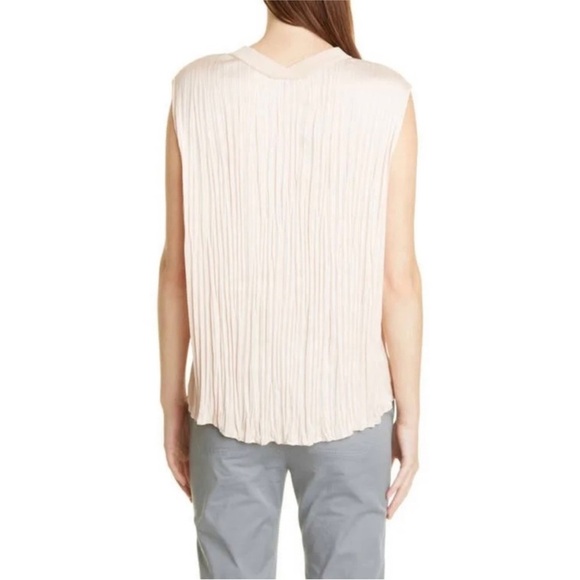Vince pleated sleeveless blouse - Picture 3 of 5